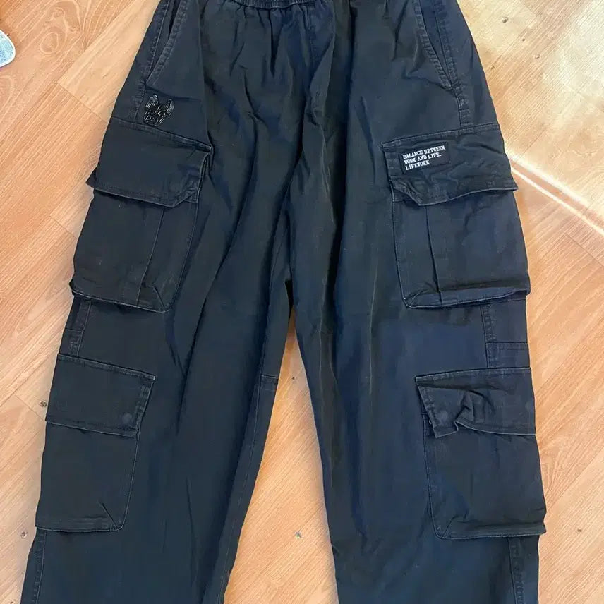 [BUNJANG] Lifework Black Cotton Cargo Pants / Lifework 바지