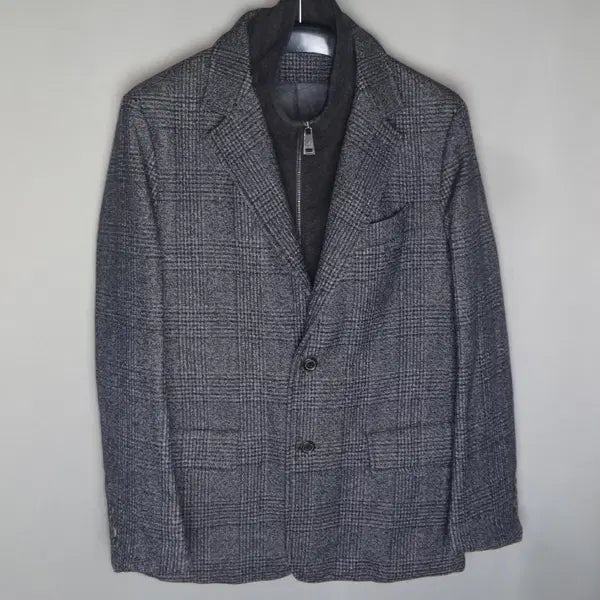[BUNJANG] Il Corsaro Men's Wool Blend Blazer Jacket / 일꼬르소/남성100/추동용레이어드모직블레이져마이콤비자켓/5769/달순구제155
