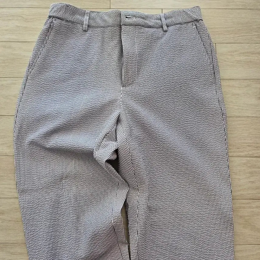 [BUNJANG] 8 Seconds Striped 8/10 Length Pants / 에잇세컨즈  스트라이프 패턴 8부 바지
