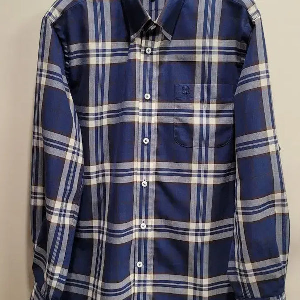 [BUNJANG] Daks Check Wool Shirt / 닥스 체크 모 남방