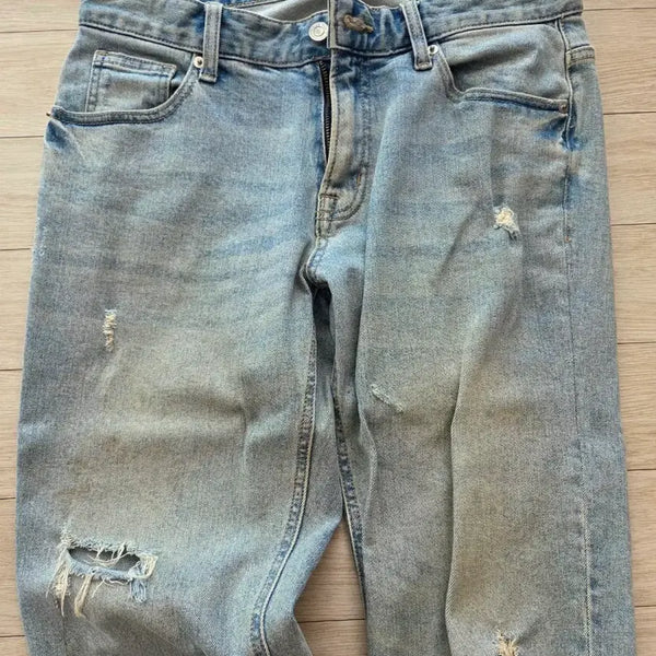 [BUNJANG] TOPTEN Washed Denim Pants (9/10 Length) / 탑텐 워싱  데님 팬츠 9부