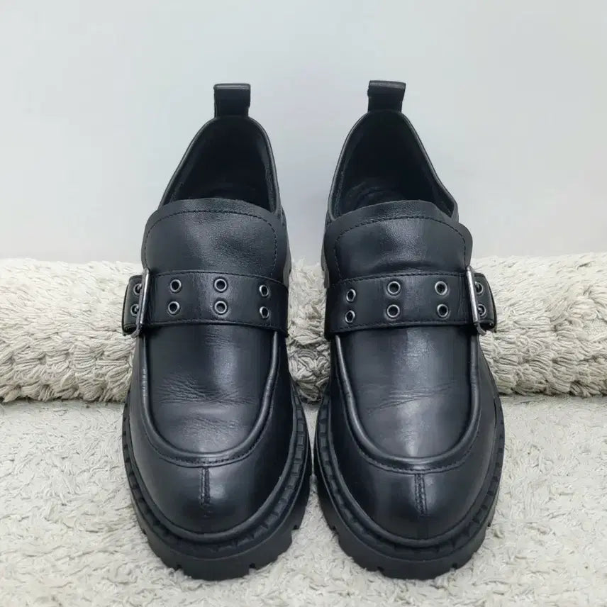 [BUNJANG] M&S Collection Buckle Platform Loafers / m&s 컬렉션 버클 플렛폼 로퍼 250