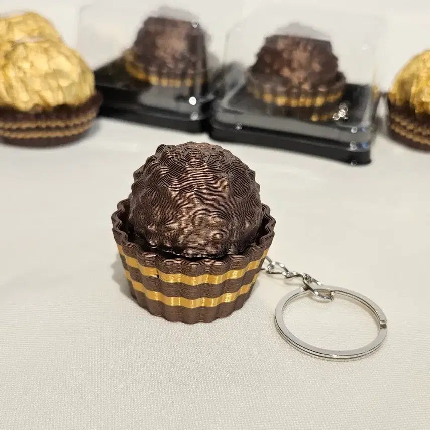 [BUNJANG] Ferrero Rocher Clicker Keycap Keyring / [새상품] 페레로로쉐 클릭커 딸깍이 키캡 키링