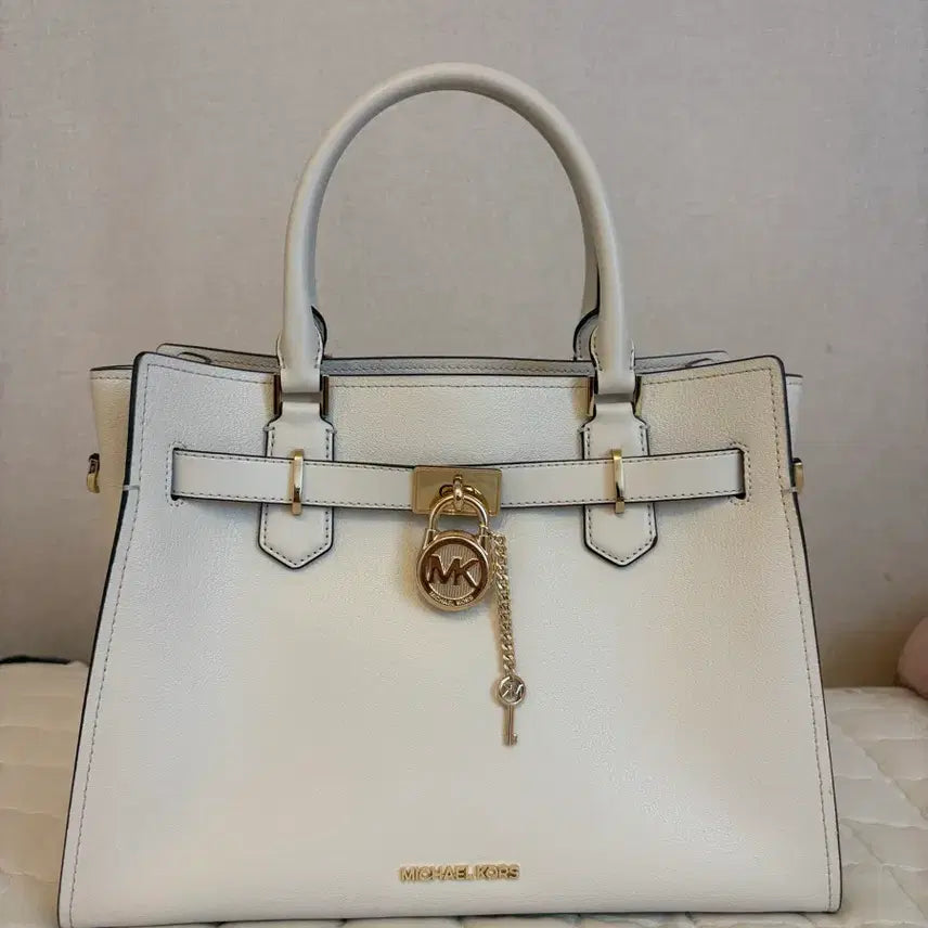 [BUNJANG] Michael Kors White Tote Bag / 마이클코어스 토트백 화이트