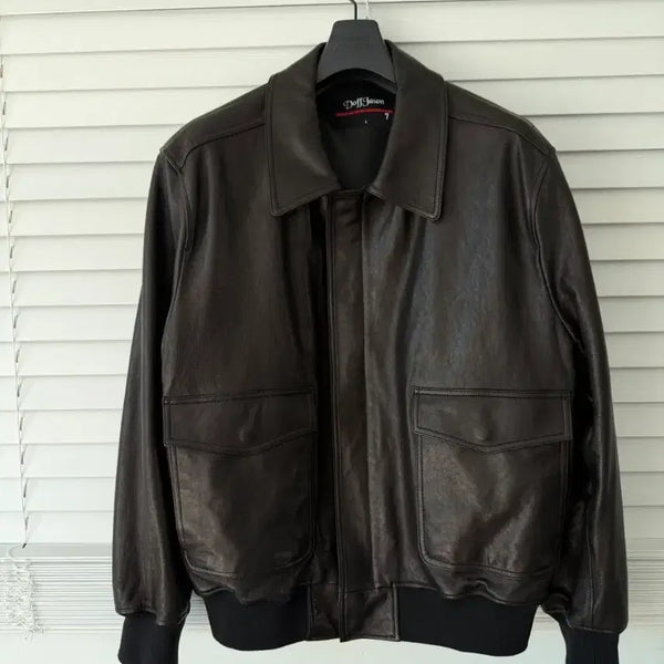 [BUNJANG] Dope Jason Premium Vegetable Classic A-2 Jacket Black / 도프제이슨 / 프리미엄 베지터블 클래식 A-2 자켓 BLACK / L