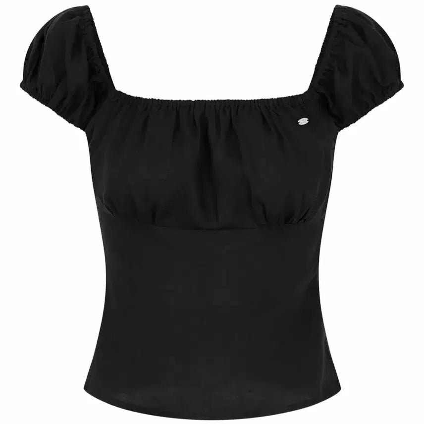 [BUNJANG] Pale J - Square Neck Puff Blouse - Black / 페일제이드 스퀘어넥 퍼프 블라우스 블랙 2