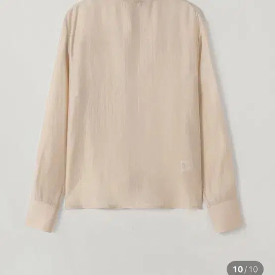 [BUNJANG] SIEH Rudy Tie Blouse Rose Beige / [시에] 루디 타이 블라우스 로즈 베이지