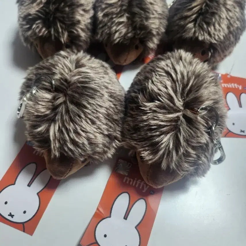 [BUNJANG] Miffy Hedgehog Keychain 5-Piece Set / 미피 고슴도치 키링 5개 세트