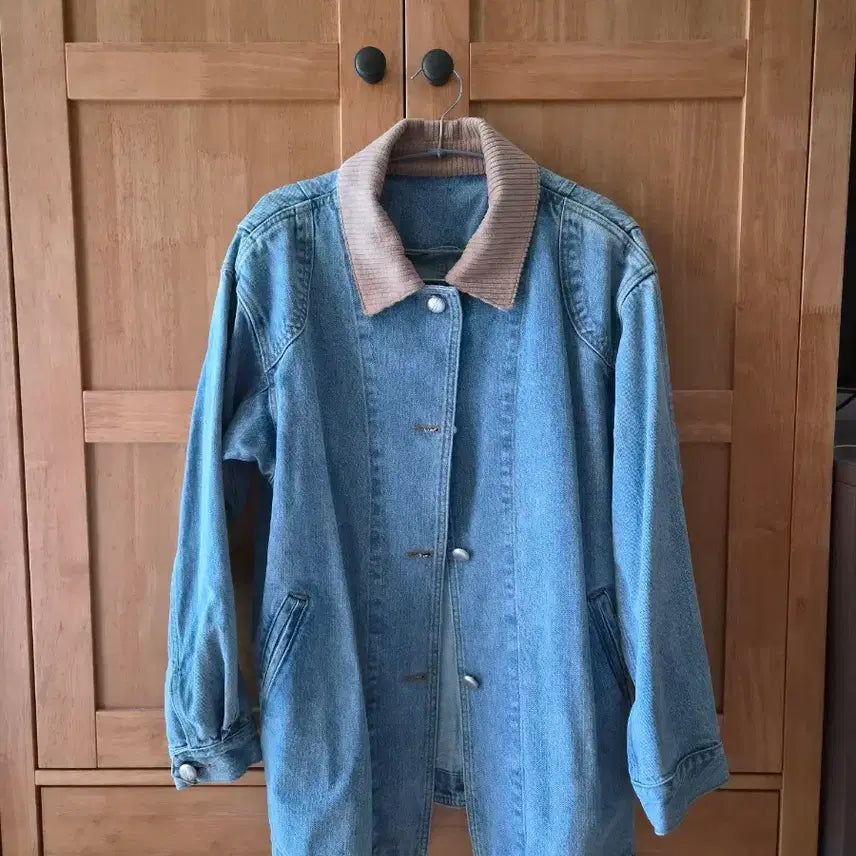 [BUNJANG] TIME Paris Collection Style Denim Work Jacket / 타임 파리컬렉션 st 청 워크자켓 새상품 프리사이즈