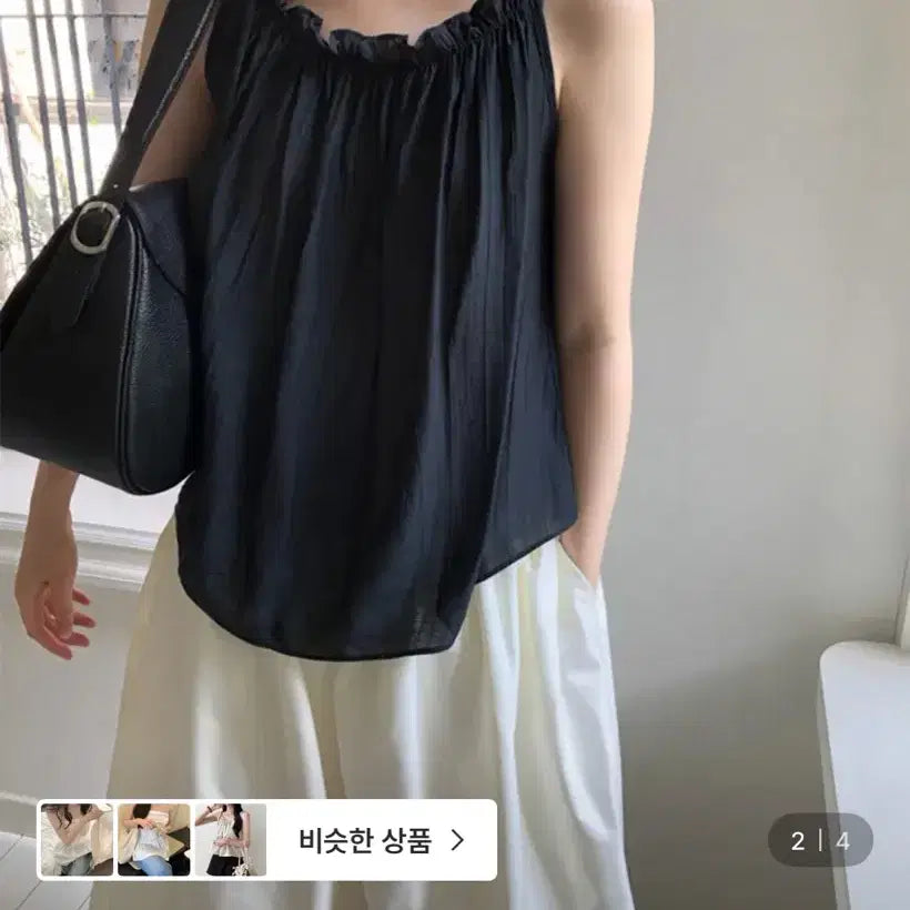 [BUNJANG] Maybe Baby Monroe Top Black Blouse / 메이비베이비 Monroe Top 블랙 블라우스