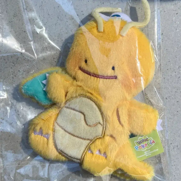 [BUNJANG] Pokemon Pocopia Metamon Dragonite Flat Plush Keychain Pouch / 포켓몬 포코피아 팝업 메타몽 망나뇽 납작 인형 키링 파우치