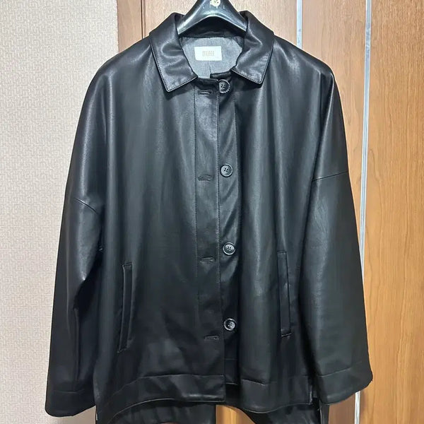 [BUNJANG] MELBON Leather Jacket / 멜본 MELBON 레더 자켓