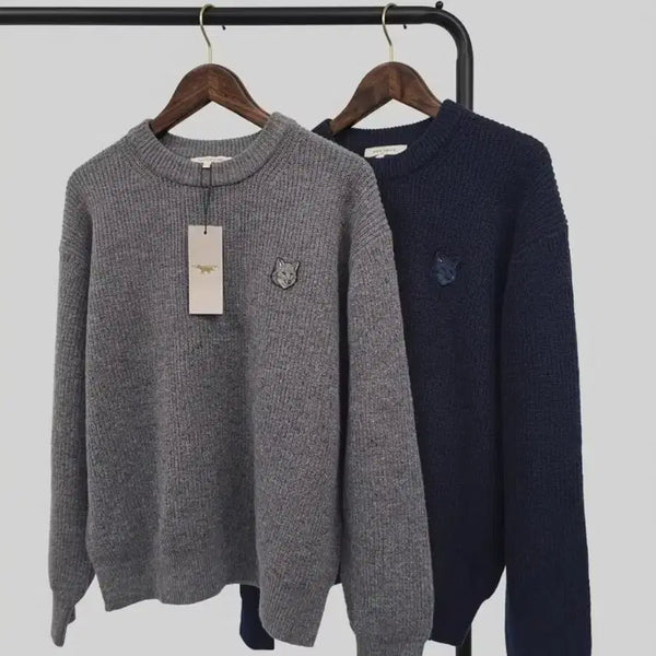 [BUNJANG] Maison Kitsuné Fox Head Knit / #최저가 메종키츠네 폭스헤드 니트