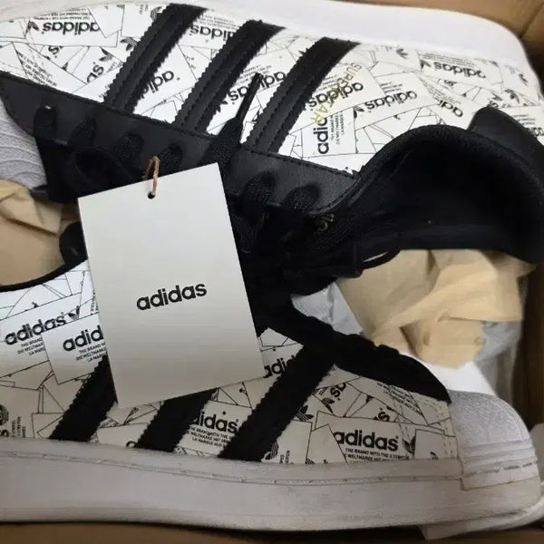[BUNJANG] Adidas Superstar Cloud White Core Black (260mm) / 1회 시착용 아디다스 슈퍼스타 클라우드 화이트 코어 블랙 260
