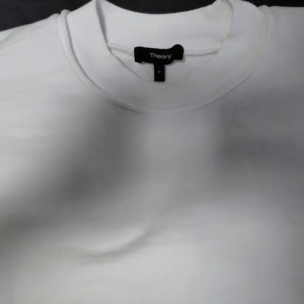 [BUNJANG] Theory White Sweatshirt / 띠어리 맨투맨 화이트