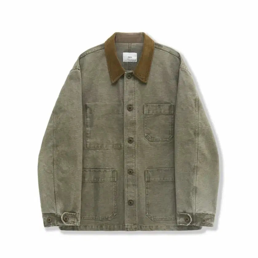 [BUNJANG] Perren French Work Canvas Jacket Tan / 퍼렌 (3) 프렌치 워크 캔버스자켓 탄 팔아요 새상품