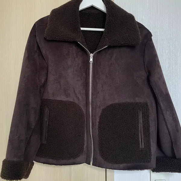 [BUNJANG] Reversible Suede Jacket / 쇼핑몰 재고정리 샘플1, 새상품1) 양면 리버시블 스웨이드 자켓