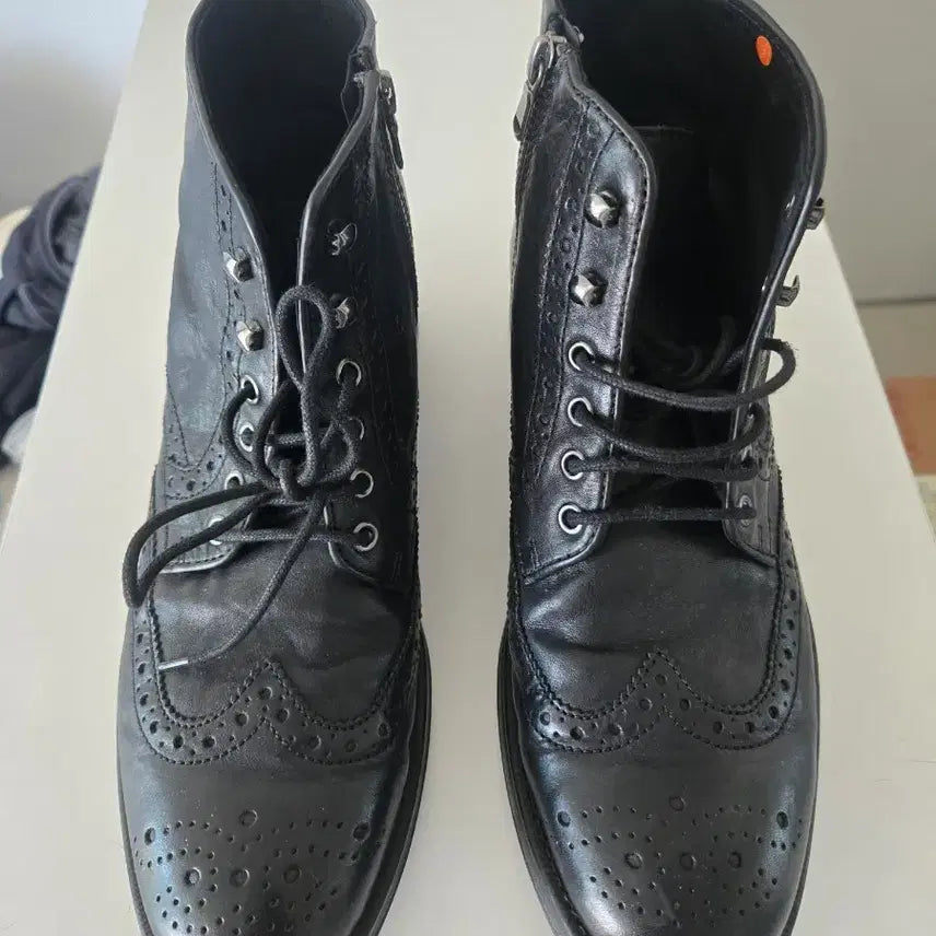 [BUNJANG] GEOX Leather Ankle Boots / GEOX 제옥스  BOOTS