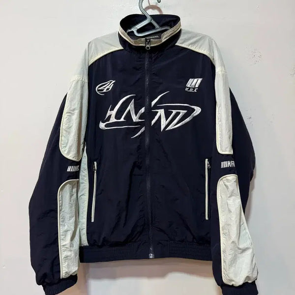 [BUNJANG] Not For Nerds Racing Windbreaker Navy M / 낫포너드 레이싱 바람막이 네이비 M