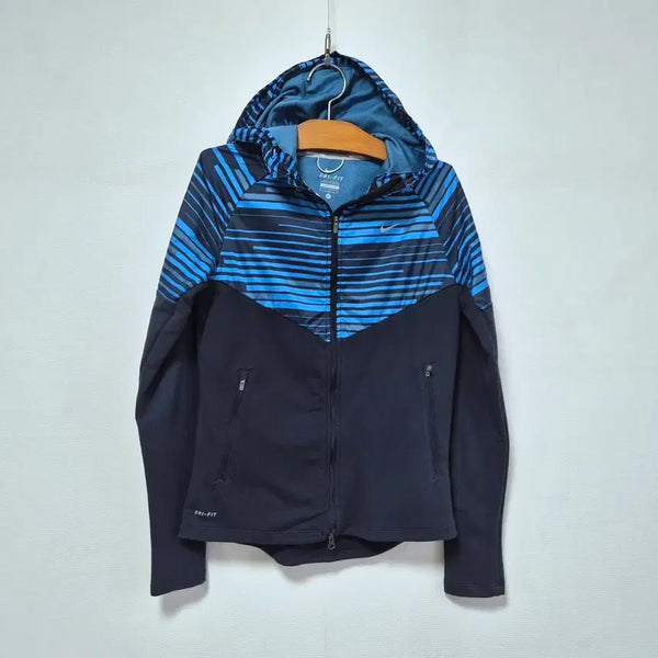 [BUNJANG] Nike Blue Navy Colorblock Windbreaker Jacket / [85] Nike 블루네이비 바람막이 / 나이키