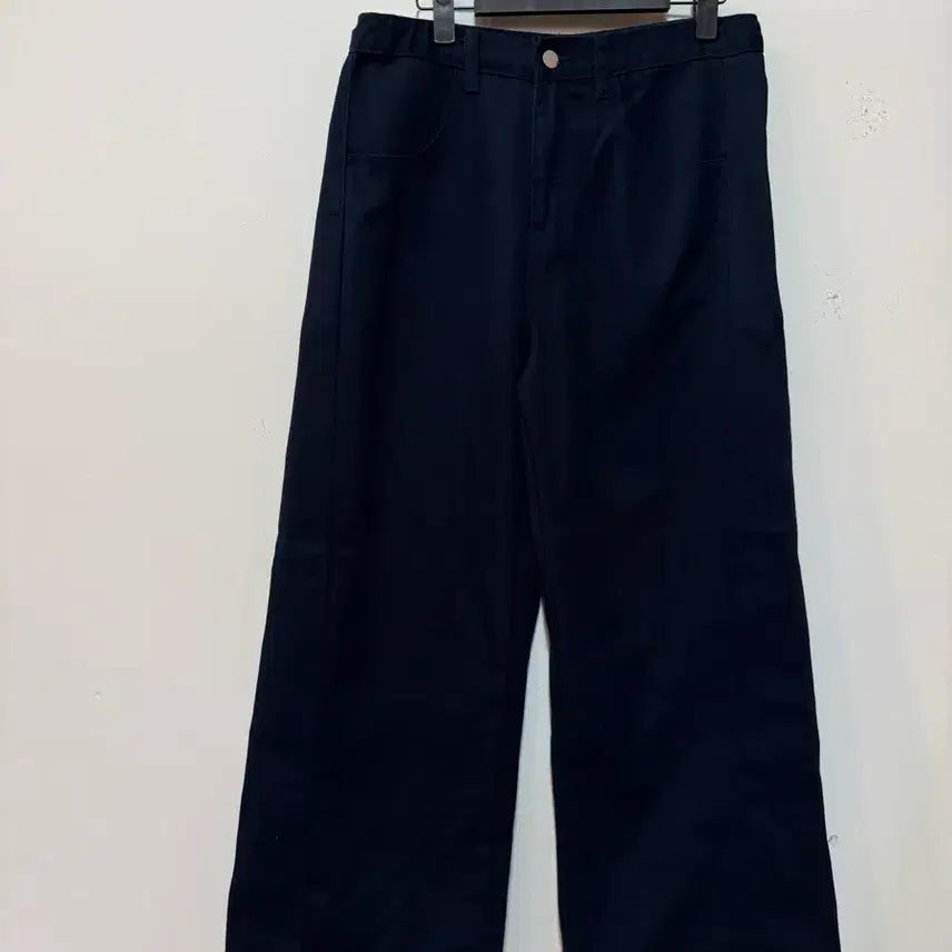 [BUNJANG] Navy Wide Pants L Size / 네이비 와이드 팬츠 L사이즈(30)