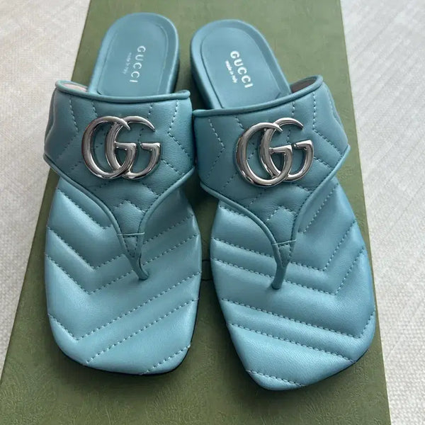 [BUNJANG] Gucci Genuine Leather Slides / 구찌정품