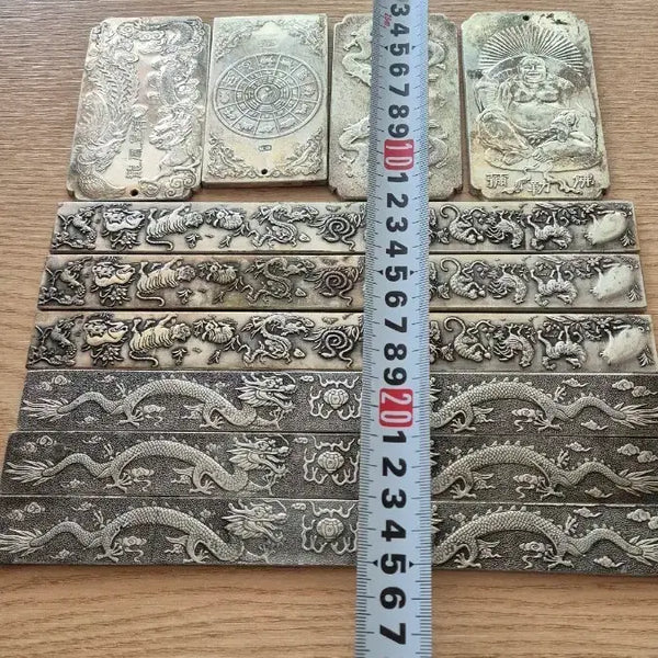 [BUNJANG] Vintage Brass Paperweights Set (10 pcs) / 문진 10  백동