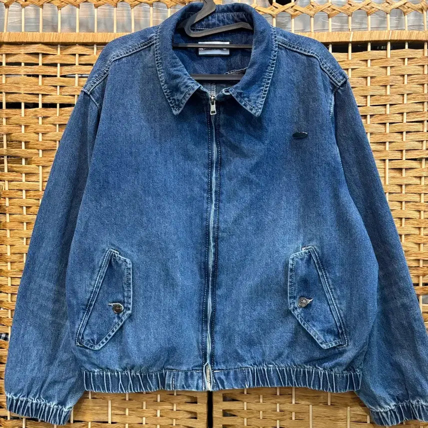 [BUNJANG] Denim Blouson Jacket / 데님 블루종 자켓