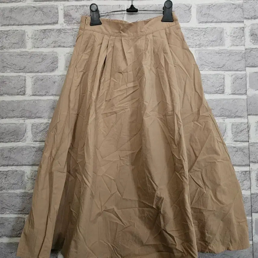 [BUNJANG] Beige Banding Skirt / 베이지 밴딩 스커트/알뜰한여우