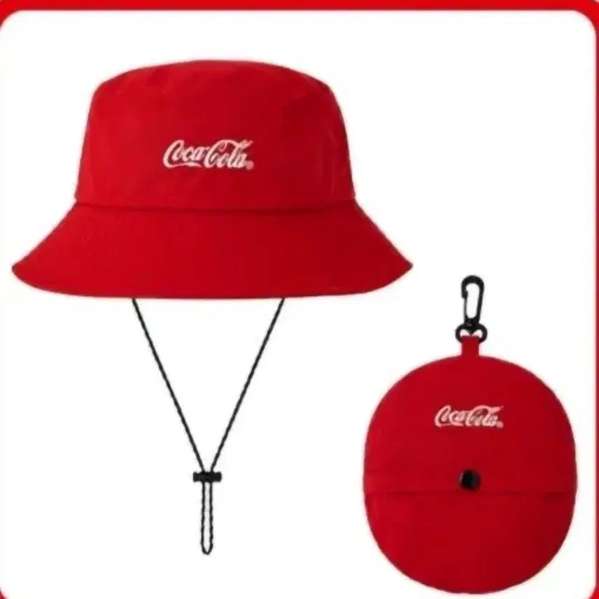 [BUNJANG] Coca-Cola Red Bucket Hat / 코카콜라 버킷햇 레드 사은품