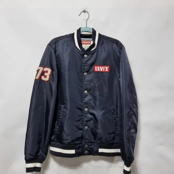 [BUNJANG] Levi's 73 Embroidered Bomber Jacket Jumper Size S / 리바이스 73 자수 봄버 자켓 점퍼 S