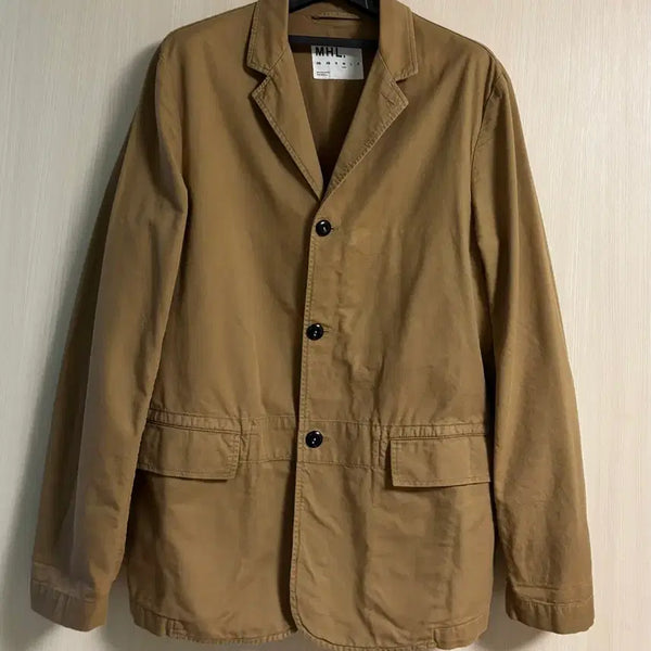 [BUNJANG] MHL. Italy Cotton Work Jacket (Beige/Camel) / [정품/런던] MHL. 이탈리아 코튼 워크 자켓 (M)