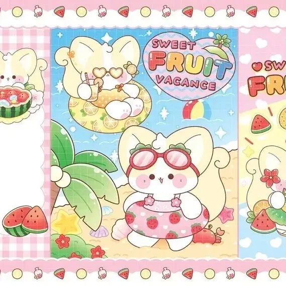[BUNJANG] A4 Fox Cat Wrapping Paper - 2000 Sheets / A4여우냥랩핑지 2000장