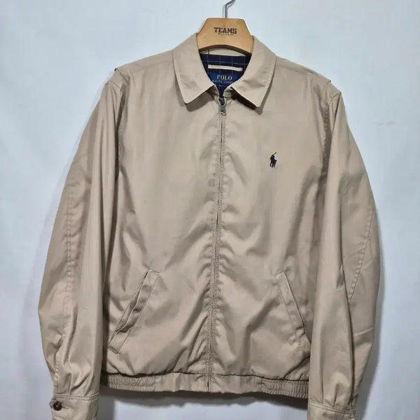 [BUNJANG] Polo Ralph Lauren Beige Blouson Jacket / 폴로랄프로렌 베이지 블루종 자켓 정품