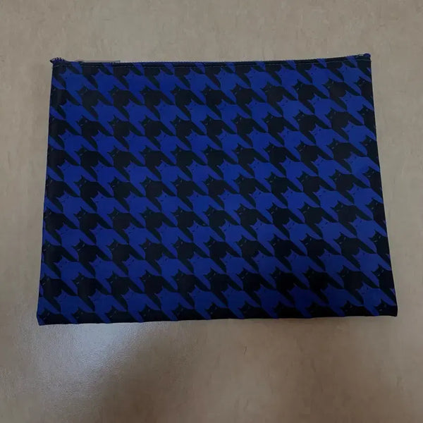 [BUNJANG] pushBUTTON Houndstooth Pattern Clutch Bag / 푸시버튼 하운즈투스 패턴 클러치백