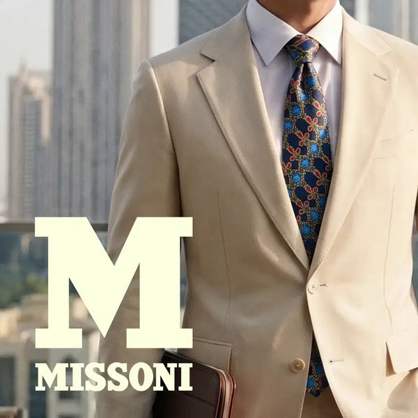 [BUNJANG] Missoni Navy Rope Lattice Pattern Silk Tie 9.9cm / 미쏘니 네이비 로프 격자 패턴 넥타이 9.9cm A~B등급 E2041