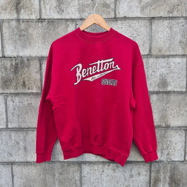 [BUNJANG] Benetton 90s Logo Sweatshirt / (M) 90s benetton 베네통 로고 스웻셔츠 맨투맨