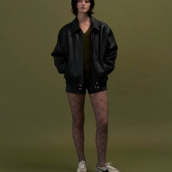 [BUNJANG] Sodingkey Noah Black Leather Jacket / 쏘딩키 브레드 노아 블랙 레더 자켓