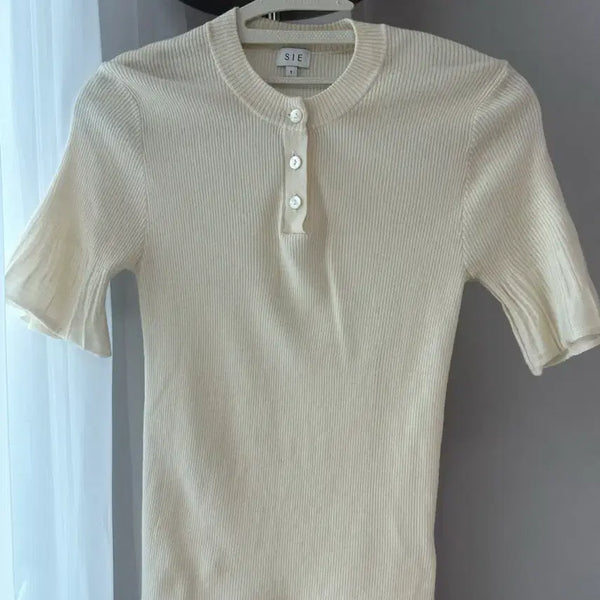 [BUNJANG] Sie Knit T-Shirt / Sie 니트티