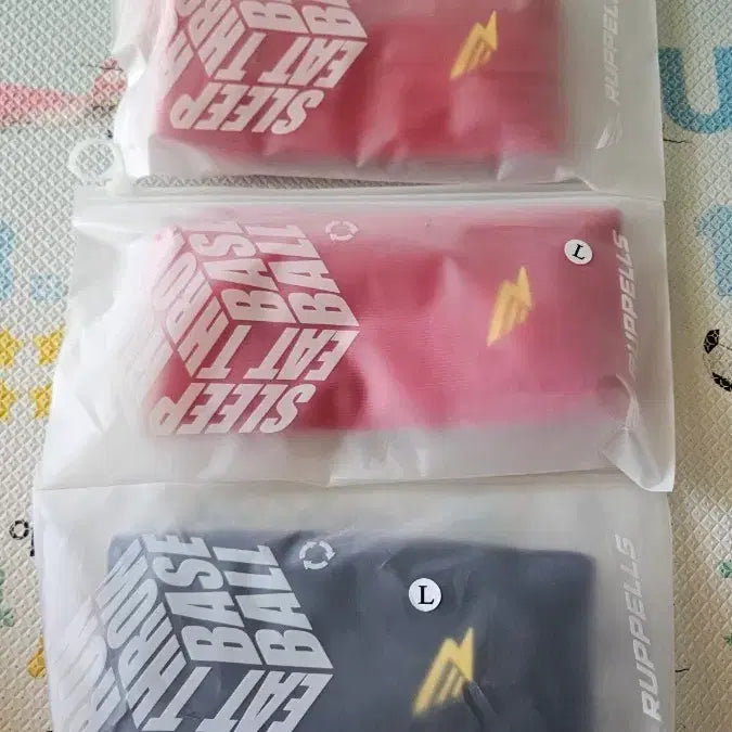 [BUNJANG] Ruffels Solid Baseball Socks - Large - Bundle Set / 러펠스 솔리드 야구 양말