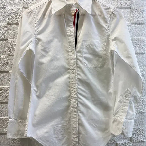 [BUNJANG] Thom Browne Hidden 3-Stripe Shirt - White / 특가!! <정품>새상품급! 톰브라운 히든3선 셔츠