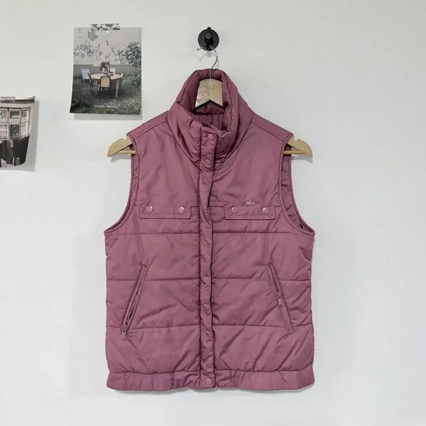 [BUNJANG] Lacoste Padded Vest Pink Size 38 / [택포] [38] 라코스테 패딩조끼 핑크