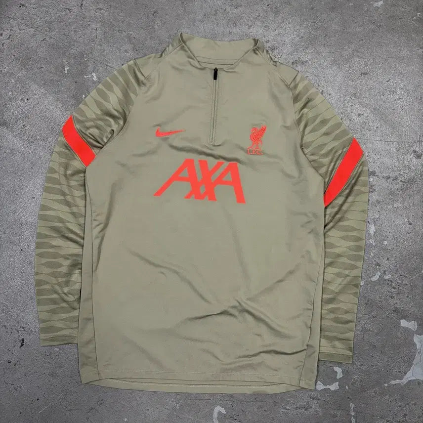 [BUNJANG] Nike Liverpool AXA Training Drill Top - Size L / 나이키 리버풀 AXA 트레이닝 드릴탑[3423]