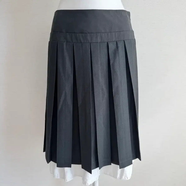 [BUNJANG] Pleated Midi Skirt / 플리츠 미디 스커트
