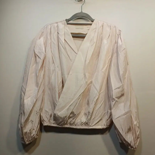 [BUNJANG] WRAP Blouse Size 100 / 랩 블라우스100사이즈봄가을    69063