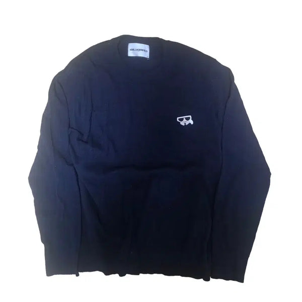 [BUNJANG] Karl Lagerfeld Navy Wool Knit Size 105 / 칼 라거펠트 네이비 울 니트 (105)