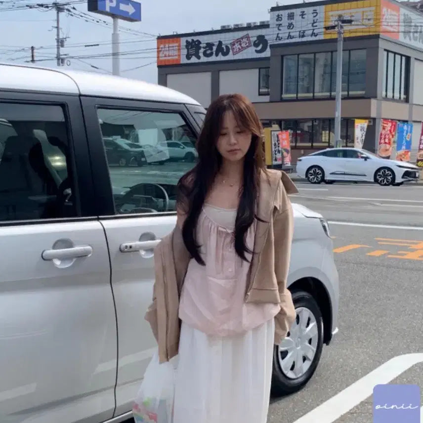 [BUNJANG] O'ROSY Button Lace Skirt White / 오이니 버튼 레이스 스커트 화이트