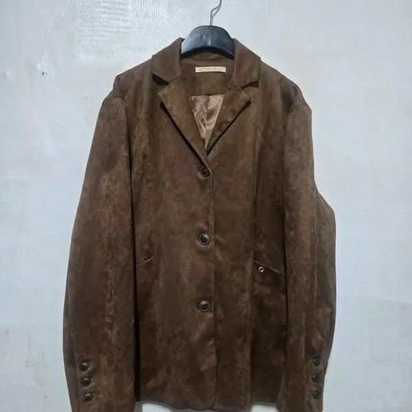 [BUNJANG] Bitter Cells Laura Suede Jacket / 비터셀즈 로라 스웨이드 쟈켓