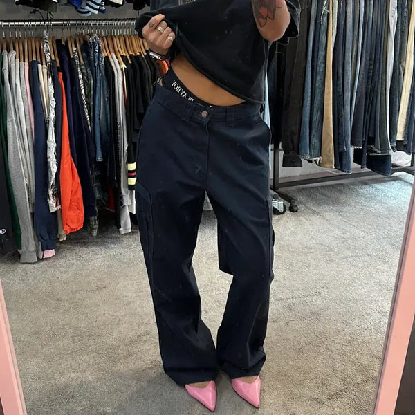 [BUNJANG] Dickies 90s Navy Oversized Cargo Work Pants (30) / 디키즈 90s 네이비 오버 카고 워크 팬츠(30)
