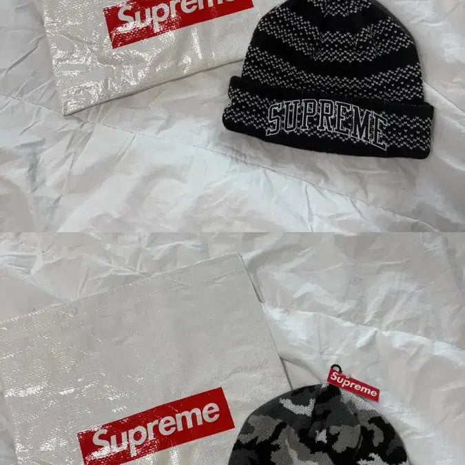 [BUNJANG] Supreme New Era Split Beanie / [택달린 새상품] Supreme 슈프림 뉴에라 스플릿 비니